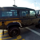 Overby’s Land Rover, sitting in a shipping lot (Image: Charles Overby)